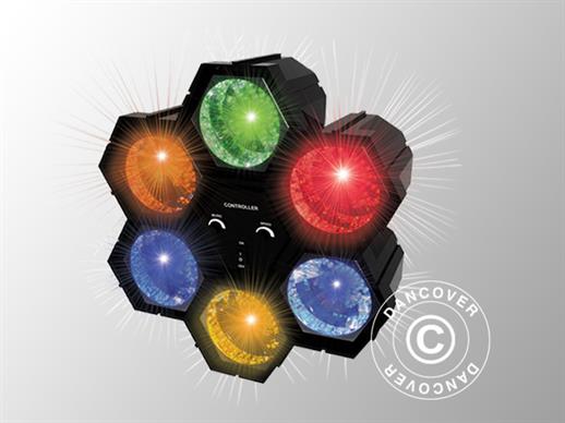 Disco-Lichtorgel, 6 Lichtmodule