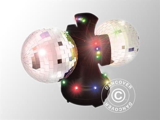 Disco Mirror Ball, 29,5x12x20 cm, Multi-coloured