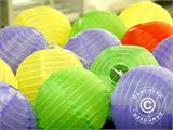 Guirlande avec 15 boules en plastique, 17m, Multicolore, RESTE SEULEMENT 1 PC