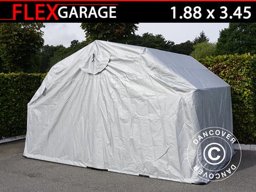 Faltgarage (Motorrad), 1,88x3,45x1,9m, Grau