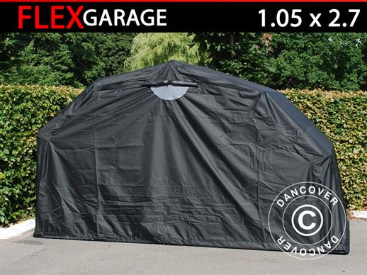 Folding garage (MC), 1.05x2.7x1.57 m, Black
