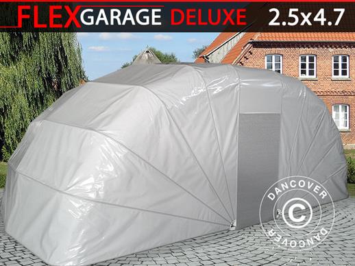 Garage pliant (Voiture), 2,5x4,7x2m, gris