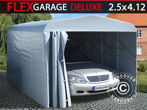 Garagem túnel dobrável (Carro), ECO, 2,5x4,12x2.15m, Cinza