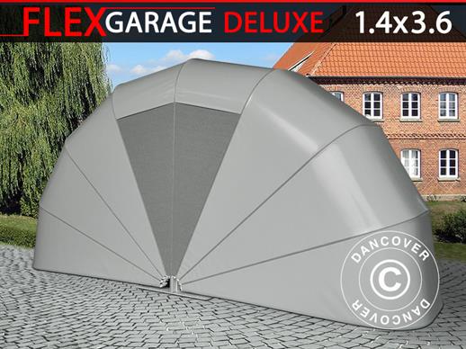 Folding garage (MC), 1.4x3.6x1.8 m, Grey