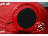 Carcoon 5,6x2 m Läpinäkyvä/Punainen, Sisäkäyttöön
