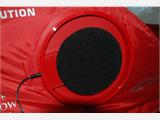 Carcoon Veloce 4,33x2,3 m Läpinäkyvä/Punainen, Sisäkäyttöön