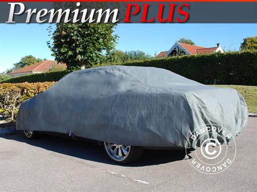 Autoschutzhülle Premium Plus, 4,7x1,66x1,27m, Grau