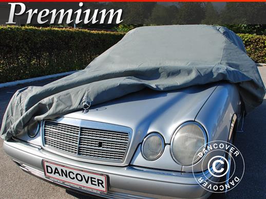 Autopeite Premium, 4,7x1,66x1,27m, harmaa