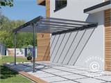 Lean-to carport Mistral Wall, 3.03x5.09x2.27 m, Anthracite