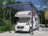 Carport pour camping-car, Hegoa 25, 3,17x8,59x3,37m, Anthracite