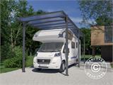 Carport pour camping-car, Hegoa 25, 3,17x8,59x3,37m, Anthracite