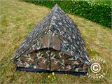 Maastokuvioinen teltta Woodland MINI PACK, 2 hengelle
