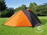 Camping tent, TentZing® Xplorer, 4 persons, Orange/Dark Grey