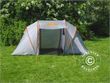 Campingzelt, TentZing® Xplorer für die Familie, 4 Personen, Orange/Grau