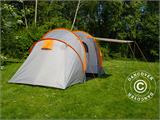 Campingzelt, TentZing® Xplorer für die Familie, 4 Personen, Orange/Grau