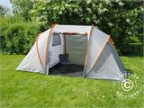 Tenda da campeggio, TentZing® Xplorer  Familiare, 4 persone, Arancio/Grigio