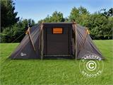 Campingzelt, TentZing® Xplorer für die Familie, 4 Personen, Orange/Dunkelgrau