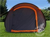 Kempinga telts pop-up, FlashTents®, 2 personām, Small, Oranžs/Tumši pelēks, ATLICIS TIKAI 1 GAB.