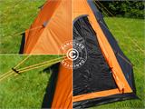 Tente de camping Teepee, TentZing®, 4 personnes, Orange/Gris