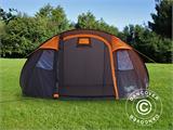 Campingtält pop-up, FlashTents®, 4 personer, Medium, Orange/Mörkgrå