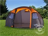 Tenda da campeggio pop up, FlashTents®, 4 persone, Medium, Arancione/Grigio Scuro