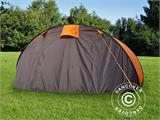 Campingtält pop-up, FlashTents®, 4 personer, Medium, Orange/Mörkgrå