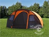 Campingtält pop-up, FlashTents®, 4 personer, Medium, Orange/Mörkgrå