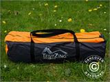 Campingtält, TentZing® Tunnel, 4 personer, Orange/Mörkgrå