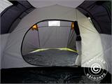 Kempinga telts, TentZing® Tunelis, 4 personas, Oranža/Tumši Pelēka