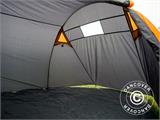 Campingtält, TentZing® Tunnel, 4 personer, Orange/Mörkgrå