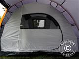 Campingtelt, TentZing® Tunnel, 4 personer, Orange/Mørkegrå 
