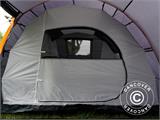 Campingtält, TentZing® Tunnel, 4 personer, Orange/Mörkgrå