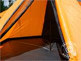 Camping tent Teepee, TentZing®, 4 persons, Orange/Dark Grey