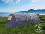 Tente de camping, TentZing® Tunnel, 6 personnes, orange/gris foncé