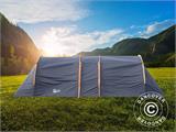 Tente de camping, TentZing® Tunnel, 6 personnes, orange/gris foncé