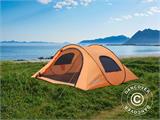 Šator za kampiranje brzo sklopivi, Flashtents®, 4 osobe, Medium PT-1, Narančasta/Tamno siva