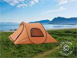 Campingtält pop-up, Flashtents®, 4 personer, Medium PT-1, Orange/Mörkgrå