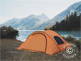 Kempinga telts pop-up, Flashtents®, 4 personām, Medium PT-1, Oranža/Tumši pelēka