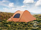 Tente de camping autoportante, Flashtents®, 4 personnes, Medium PT-1, Orange/Gris foncé