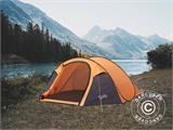 Camping tent pop-up, Flashtents®, 4 persons, Medium PT-2, Orange/Dark grey ONLY 1 PC. LEFT