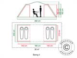 Campingtält, Coleman Bering 4, 4 pers.