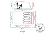 Campingtält, Coleman Raleigh 5, 5 pers.