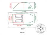 Campingtält, Coleman Tasman 3, 3 pers.