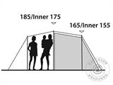 Tente de camping Outwell, Earth 5, 5 personnes, Vert/Gris
