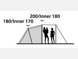 Camping tent Outwell, Nevada MP, 5 persons, Grey