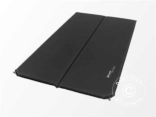 Sleeping mat Outwell, self-inflating, double, 183x120x5 cm, Black