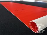 Roter Teppichläufer mit Aufdruck, 2,4x12m