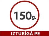 Žoga aizslietnis 2x50m, 150g, Melns