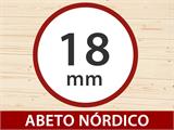 Abrigo de bicicleta em madeira, Bertilo Box Bike, 2,07x1,03x1,43m, Antracite