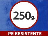 Lona 10x20m, PE 250g/m², Azul